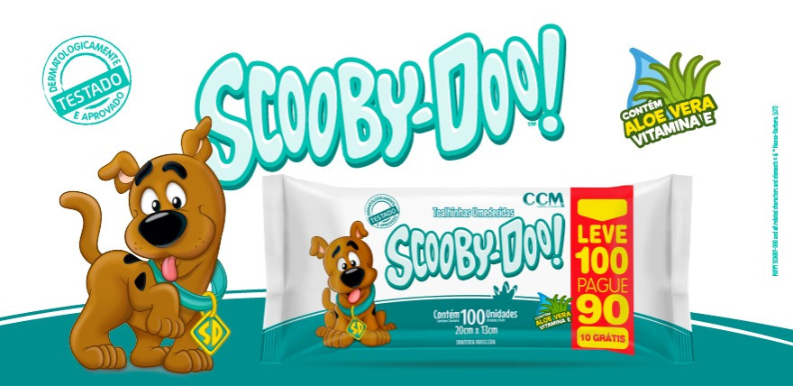Toalhas Umedecidas Scooby-doo Web