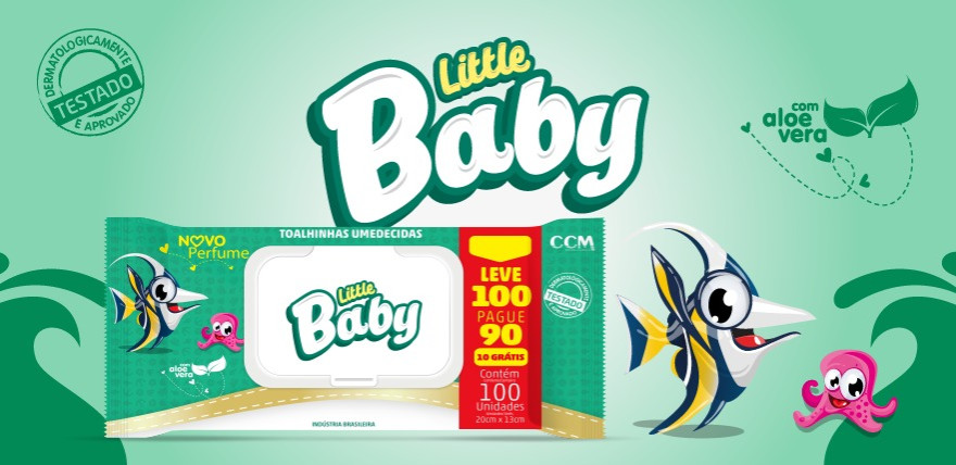 Toalhas Umedecidas Little Baby Web