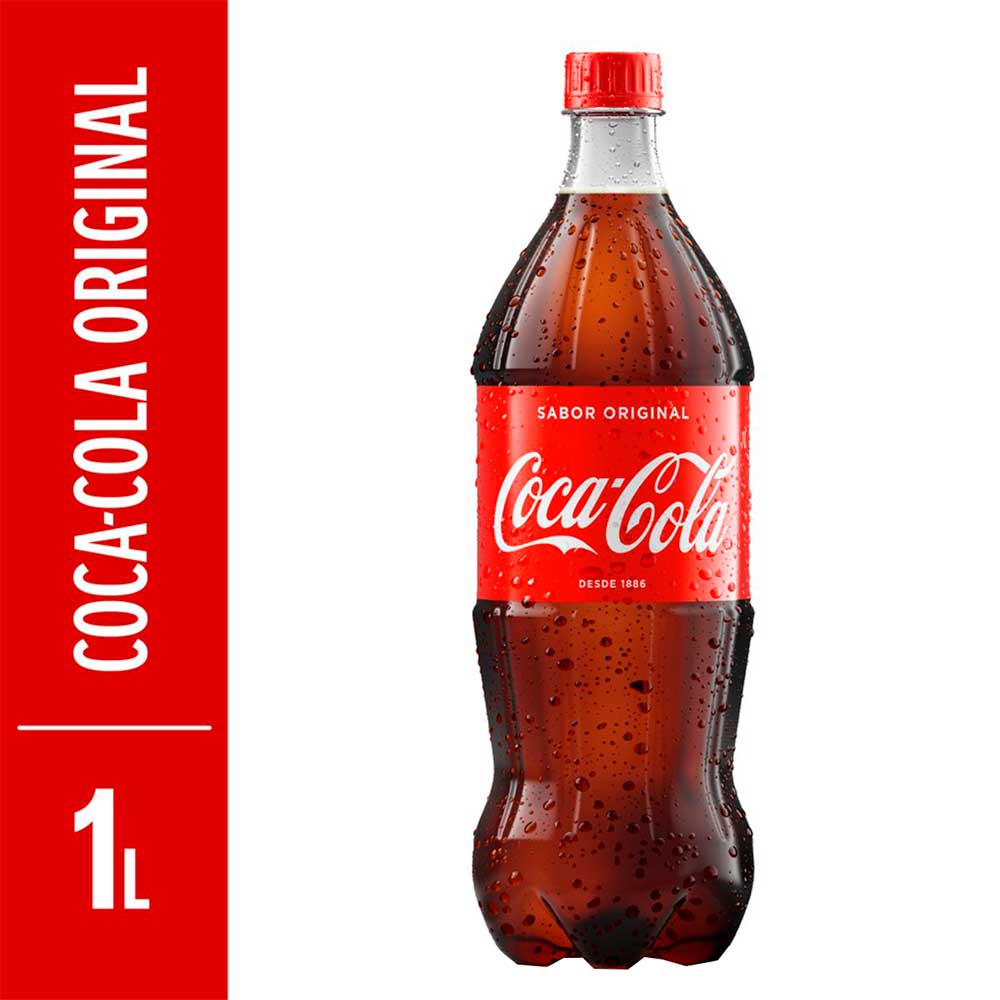 Refrigerante Coca-Cola Garrafa Pet 1L :: Ikeda Hortifruti Premium