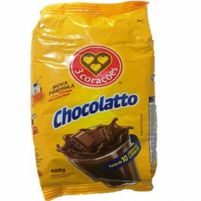 Achocolatado Chocolatto 3 Corações Sachet 400G :: MILENIO EXPRESS